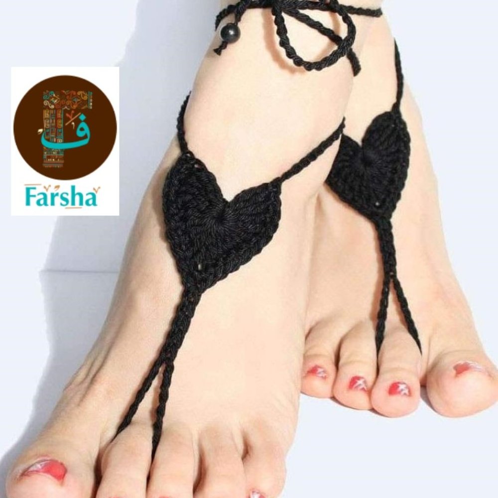 Crochet anklets